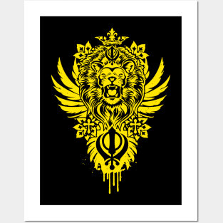 Khanda Warrior Posters and Art